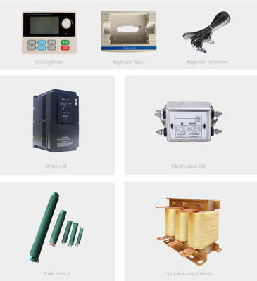 2.2kW AC Frequency Drive Inverter Soft Starting Dynamic Braking